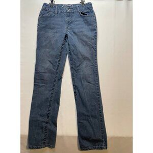 Sonoma jeans womens 4 27 x 31 modern straight leg mid rise blue